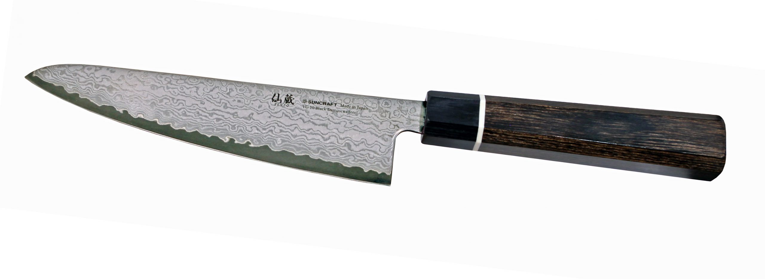 Suncraft Senzo Damascus Black Mini Santoku veitsi 14 cm - Image 2
