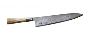 Suncraft Senzo Damascus Twisted Octagon Kokkiveitsi 24 cm